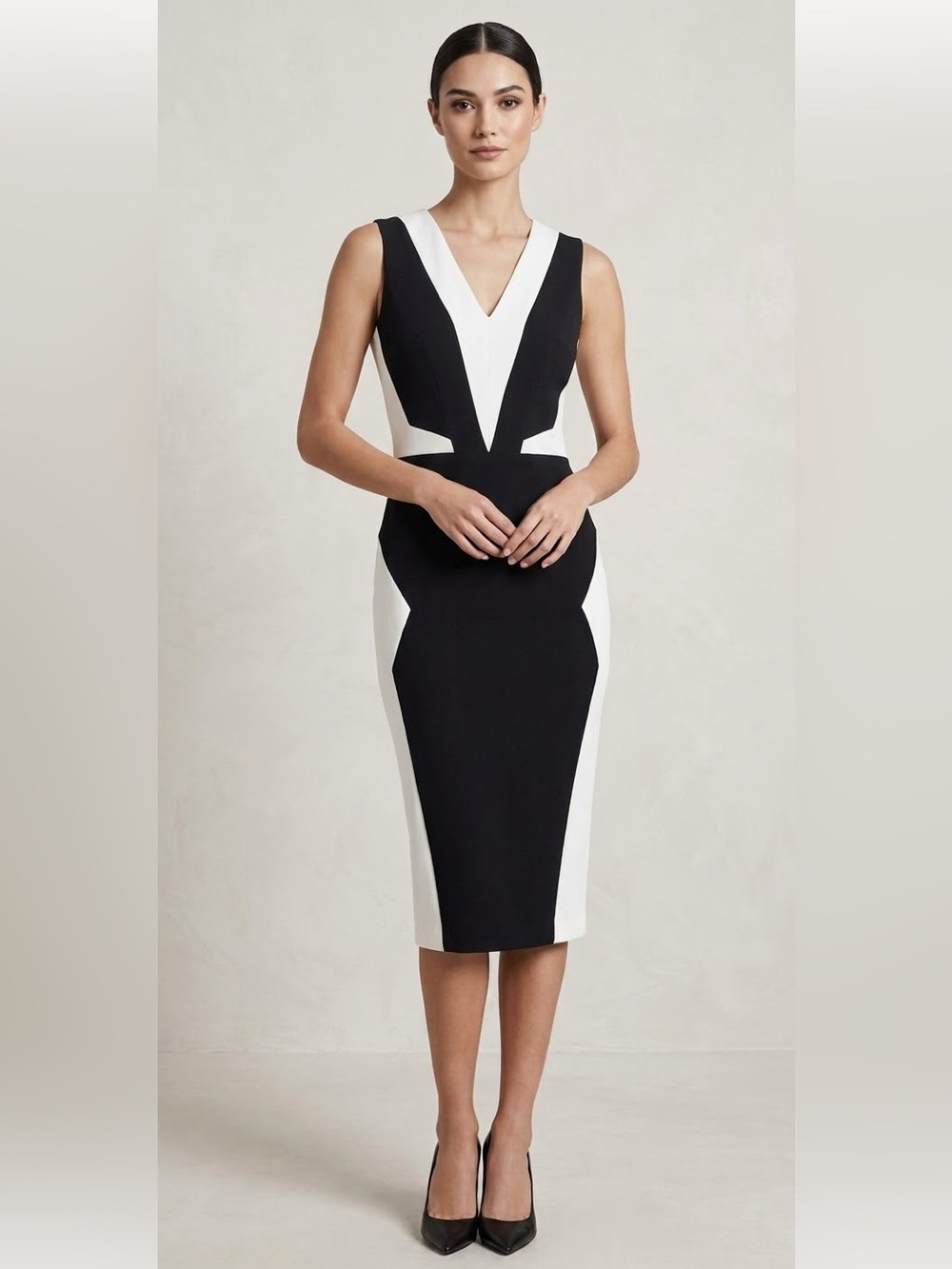 Kimora Lee Simmons midi pencil dress